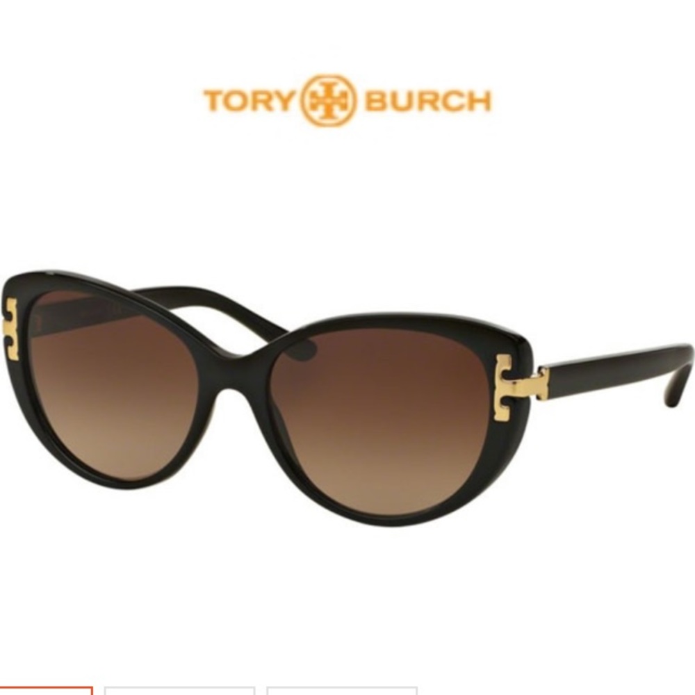 Tory Burch NWT Luxury Minimalist Vintage Retro Authentic T logo sunglasses